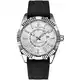 SAPPHERO Herrenuhren 100M Wasserdicht Minimalistische Herren Analoguhr Vatertagsgeschenke für Papa Silber Einfach zu lesen Kleid Armbanduhren für Herren Business Herren Sportuhren mit Silikonband