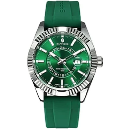 Herrenuhren 100M Wasserdicht Minimalistische Herren Analoguhr Einfache Herren Silber Einfach zu lesen Klassisches Kleid Armbanduhren für Herren Business Herren Sportuhren mit Silikonband