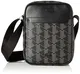 Lacoste Herren NH3653LX Crossover-Tasche, Allover Monogram Noir Gri, Einheitsgröße