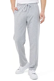 Joggers da uomo - Pantaloni sportivi lunghi in cotone da uomo, Pantaloni da allenamento per il Tempo Libero, Joggers da viaggio moderni (Grigio Chiaro S)