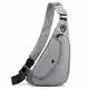 FANDARE Ultraleicht Brusttasche Herren Sling Bag Umhängetaschen Schultertasche Sporttasche Crossbody Bag für Freien Reisen Wandern Hiking Joggen Crosscover Daypacks Grau A