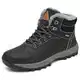 Mishansha Winterschuhe Herren Warm Gefüttert Winterstiefel Damen Wanderschuhe Outdoor Winter Boots Rutschfest Schneestiefel Kohlenstoff 43 EU