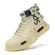 FUSHITON Herren Laufschuhe Mode High Top Sneakers Freestyle Hi-Top Lässig Sportschuhe Wanderschuhe Hoch Turnschuhe Freizeitschuhe Fitness Hohe Schuhe