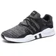 JACKSHIBO Schuhe Sneaker Herren Laufschuhe Damen Leicht Sportschuhe Gym Turnschuhe Outdoor Atmungsaktiv Freizeit Fitnessschuhe, 01 Grau 41 EU