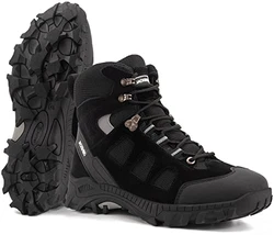 JACKSHIBO Wanderschuhe Herren Damen Wasserdicht Trekkingschuhe Wanderstiefel Winter Outdoor Schwarz