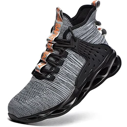Arbeitsschuhe Herren Damen s3 Sicherheitsschuhe Leicht Sportlich Atmungsaktiv Stahlkappen Schutzschuhe 787 Grey 43