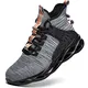 TimGoss Arbeitsschuhe Herren Damen s3 Sicherheitsschuhe Leicht Sportlich Atmungsaktiv Stahlkappen Schutzschuhe 787 Grey 43