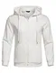 COOFANDY Herren Sweatjacke Kapuzenpullover Zip-Hoody Sweatshirt Fleece Sportlicher lässige Jacke Weiß M