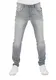 riverso Herren Jeans Hose RIVCaspar Slim Fit Jeanshose Used Look Baumwolle Denim Stretch Schwarz Blau Grau w29 w30 w31 w32 w33 w34 w36 w38, Farbe:Grey Denim (G104), Länge:L32, Weite:32W