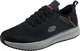 Skechers Herren Crowder DESTINO Sneaker, Black Mesh/Synthetic, 43 EU