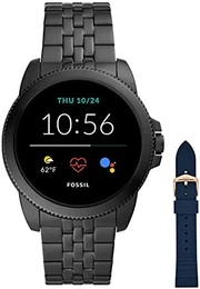 Herren Touchscreen Smartwatch 5E. Generation mit Lautsprecher, Herzfrequenz, NFC und Smartphone Benachrichtigungen + Watch Strap S181370