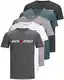JACK & JONES Herren 5er-Pack T-Shirts aus Baumwolle in vielen Farben und Styles (Slim Fit Mix 12, M)