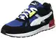 PUMA Unisex GRAVITON PRO Sneaker, Schwarz Weiß Limoges Silber, 43 EU
