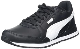 Unisex St Runner V3 L Sneaker, Black- White, 41