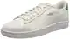 PUMA Unisex Smash v2 L Sneaker, Weiß Amazongrün Gold, 43 EU