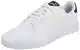 PUMA Unisex Shuffle Perf Niedrige Turnschuhe, Weiß White Team Gold/Peacoat, 41 EU