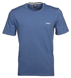 Herren Mix&Match T-Shirt R Relaxed-Fit T-Shirt aus Stretch-Baumwolle mit kontrastierendem Logo