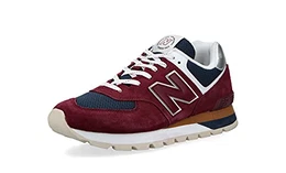 New Balance ML574DHR (dunkelrot/weiß/Silber) - 43 EUR · 9,5 US
