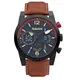 Timberland Herren Analog Quarz Uhr mit Leder Armband TDWGF2100003