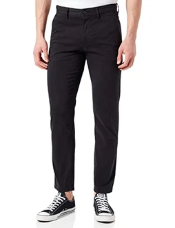 BOSS Herren Schino-Taber-1 D Tapered Fit Chino Schwarz