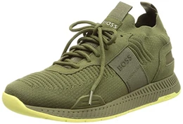 Herren Titanium Runn Sock-Sneakers mit Repreve®-Strick Khaki 43 Größe 43