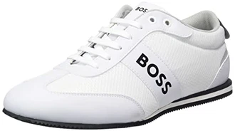 BOSS Herren Schuhe Schnürschuhe Sneaker Rusham Lowp Weiß