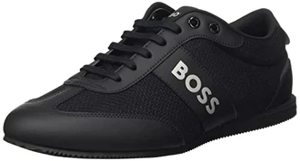 BOSS Herren Schuhe Schnürschuhe Sneaker Rusham Lowp Schwarz