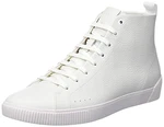 HUGO Herren Zero_Hito_GRPH A High Top Sneaker Weiß