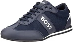 BOSS Herren Schuhe Schnürschuhe Sneaker Rusham Lowp Blau/Dunkelblau (401)