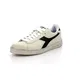 Diadora Unisex Game L Low Waxed Sneaker, Weiß/Schwarz, 43 EU