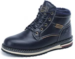 ASTERO Winterschuhe Herren Winterstiefel Stiefeletten Boots Wanderschuhe Schneestiefel BLAU