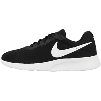 Nike Herren Tanjun Laufschuhe Schwarz/Weiß