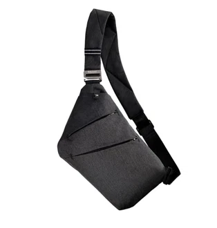 Tibroni Multi-Pocket Schultertasche Sling Crossbody Bag Mini Umhängetaschen Herrentasche Klein Anti-Diebstahl Brusttasche für Herren
