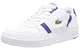 Lacoste Herren T-Clip 0722 1 SMA Sneakers, Wht/Blu, 43 EU