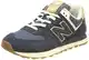New Balance Herren ML574AB2_43 Sneakers, Navy, EU