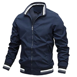 AIEOE Bomberjacke Herren Leichtes College Jacke Windbreaker Sportjacke 