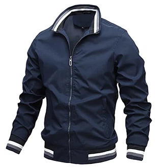 AIEOE Bomberjacke Herren Leichtes College Jacke Windbreaker Sportjacke