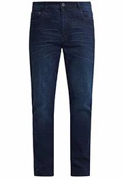 SDFynn Herren Jeans Hose Denim mit Stretch Slim Fit, Größe:34/30, Farbe:Dark Blue Denim (700031)