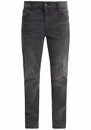 SDFynn Herren Jeans Hose Denim mit Stretch Slim Fit, Größe:32/30, Farbe:Grey Denim (700033)