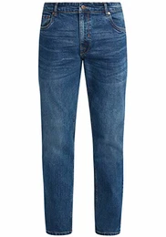 SDPirko Herren Jeans Hose Denim mit Stretch Regular Fit, Größe:31/30, Farbe:Middle Blue Denim (700029)