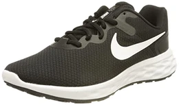 Herren Revolution 6 Laufschuh, Black/White-Iron Grey, 41 EU