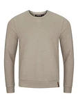 riverso Herren Pullover RIVPhillip Sweatshirt Basic Rundhals Sweater Pulli Langarm Regular Fit Einfarbig Dunkelbeige (20400)