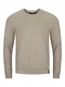 riverso Herren Pullover RIVPhillip Sweatshirt Basic Rundhals Sweater Pulli Langarm Regular Fit Einfarbig Beige M, Größe:M, Farbe:Dark Beige (20400)
