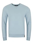 riverso Herren Pullover RIVPhillip Sweatshirt Basic Rundhals Sweater Pulli Langarm Regular Fit Einfarbig Light Blue (19200)
