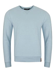 riverso Herren Pullover RIVPhillip Sweatshirt Basic Rundhals Sweater Pulli Langarm Regular Fit Einfarbig Light Blue (19200)