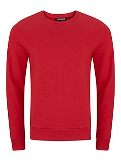 riverso Herren Pullover RIVPhillip Sweatshirt Basic Rundhals Sweater Pulli Langarm Regular Fit Einfarbig Middle Red riverso Herren Pullover RIVPhillip Sweatshirt Basic Rundhals Sweater Pulli Langarm Regular Fit Einfarbig Middle Red