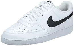 Herren Court Vision Freizeit-Schuh, White/Black-White, 41 EU