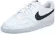 Nike Herren Court Vision Freizeit-Schuh, White/Black-White, 41 EU