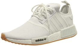 Herren NMD_R1 Primeblue Sneaker, Cloud White/Cloud White/Gum, 43 1/3 EU