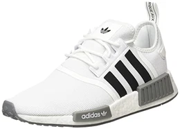 Herren NMD_r1 Primeblue Sneaker, Cloud White/Core Black/Grey, 41 1/3 EU